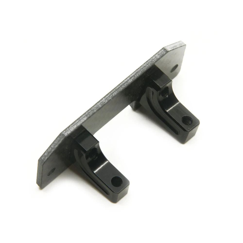 Axspeed Metalen Servo Mount Carbon Plaat Voor Axiale Scx10 1/10 Rc Crawler Auto Truck Vervangende Onderdelen Accessoires