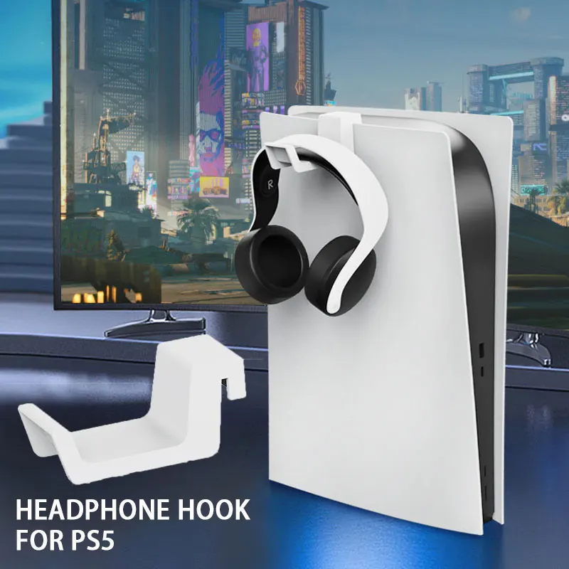 Für PS5 Spielkonsole Kopfhörer Wand Halterung Halterung Aufhänger Lagerung Stehen Für Sony PlayStation 5 Headset Haken Zubehör