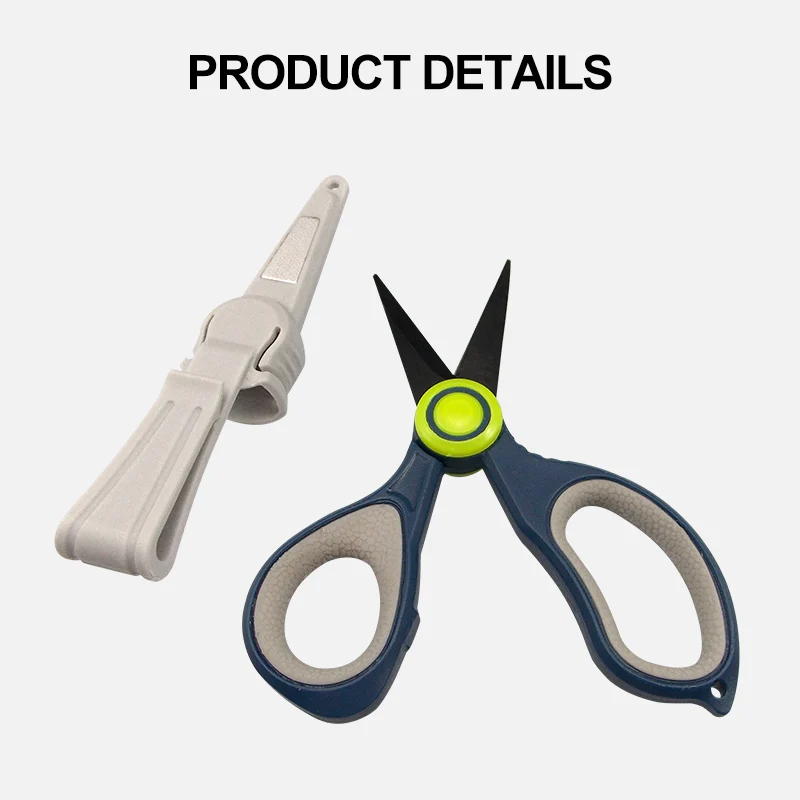 KESFISHING Fishing Scissor Plier Storage Case Lure Cutter 14cm Mini Fish Use Scissors Multifunction Portable Free shipping