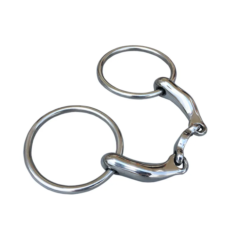 Horse Bit Stainless Steel Ring Snaffle Bit Special Mouth Horse Product 5 Inches