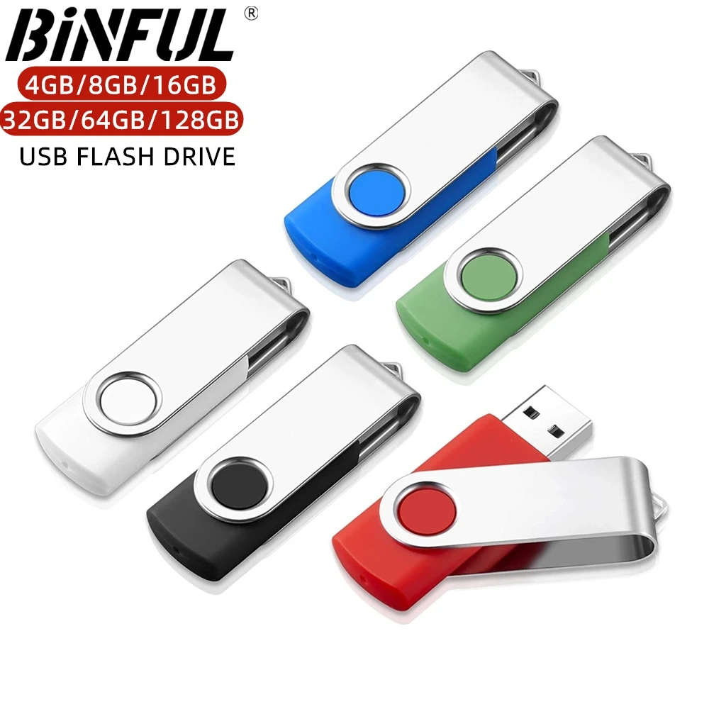 

Binful High Quality USB Flash Drive 128GB 64GB U Disk Pendrive 4GB 8GB 16GB 32GB Pen Drive U Stick Memory Stick Free Shipping