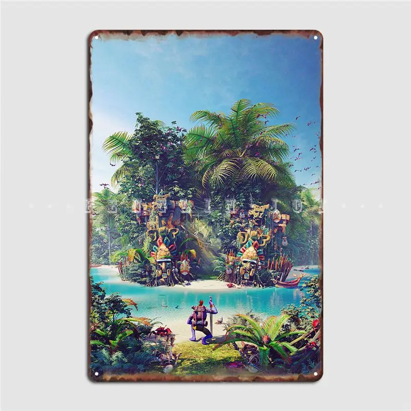 Echos Isles Art Poster Metal Plaque Pub Garage Printing Cinema Living Room Garage Decoration Tin Sign Posters