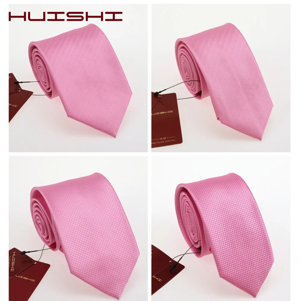 Stripe Shape Necktie Waterproo Ties For Men Popular Tuxedo Solid Color Pink Wedding Accessories Unisex Neck Ties Men's Suit