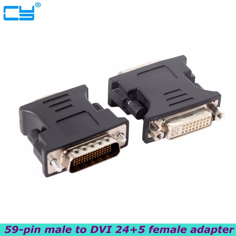 1pcs / High Quality LFH DMS-59pin Male to DVI24+5 Female Video Adapter Cable for 59pin Graphics Card to Single DVI LCD Monitor