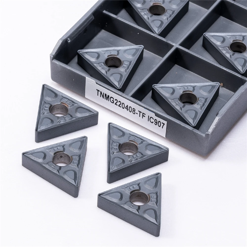 TNMG220408 TF IC908 คาร์ไบด์แทรกภายนอกมีดใบมีด CNC เครื่องตัดโลหะเครื่องมือ TNMG 220408