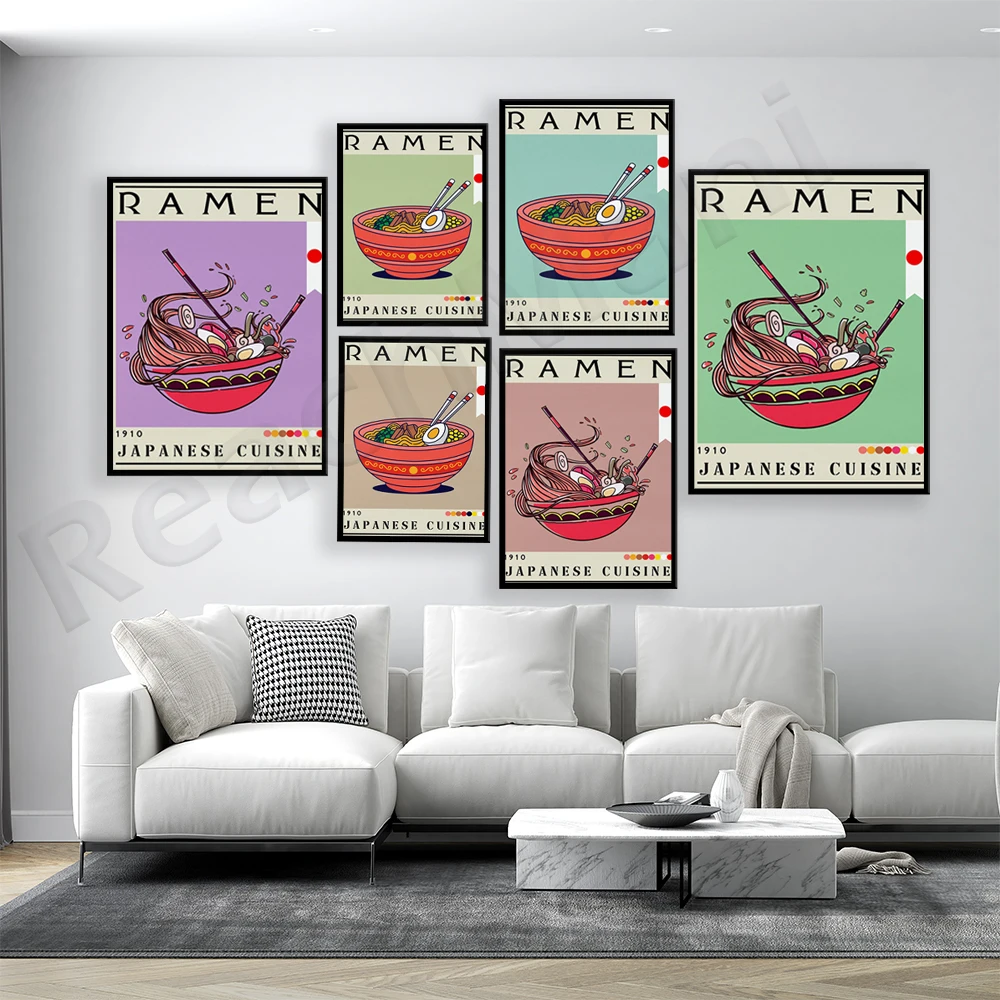 

Ramen Poster, Japanese Ramen Food Print Vintage Poster, Housewarming Gift, Kitchen Decor, Medieval Poster, Minimalist Print