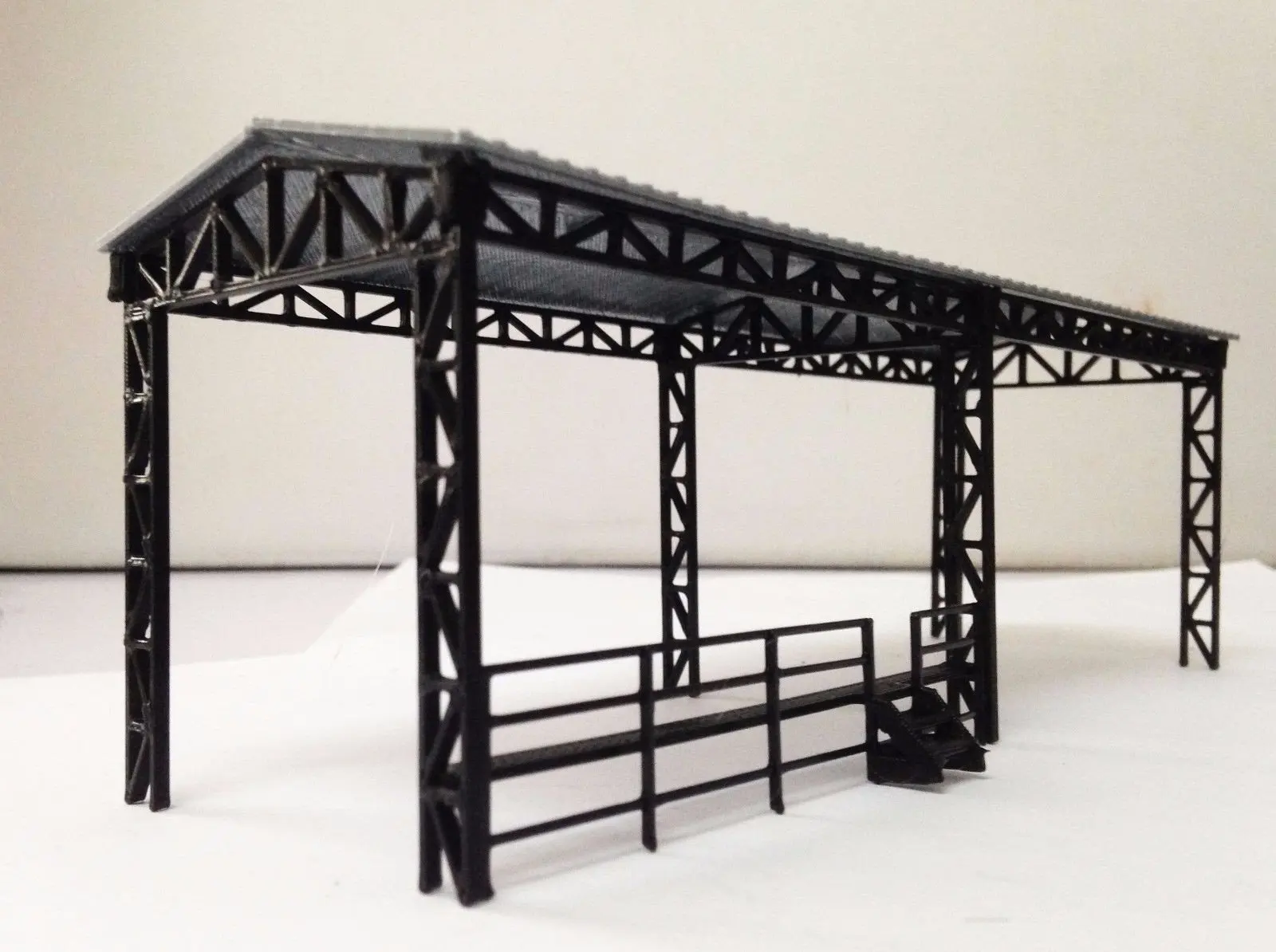 Outland Models Factory Open Shed for Locomotive HO OO Scale  Train Railway Layout