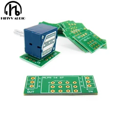 10PCS Audio Volume Potentiometer Switch Variable Resistor Gold-plated PCB Board Of ALPS 27 Two sided Shielding PCB Board