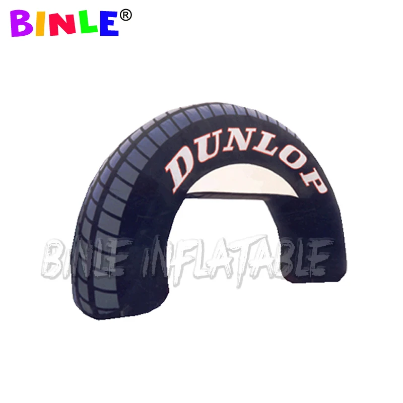 

Outdoor racing competition tyre shape inflatable arch / inflatable tire archway/start finish line for sports advertising