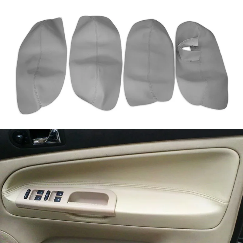 

LHD/RHD For VW Passat B5 1998 1999 2000 2001 2002 2003 2004 2005 Car Interior Door Handle Armrest Panel Microfiber Leather Cover