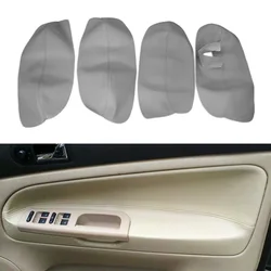 LHD/RHD For VW Passat B5 1998 1999 2000 2001 2002 2003 2004 2005 Car Interior Door Handle Armrest Panel Microfiber Leather Cover