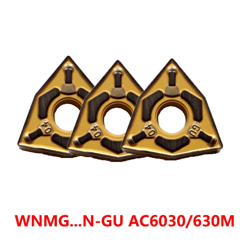 WNMG080404 WNMG080408 NGU AC630M AC6030M Turning Tool Lathe Cutter Carbide Inserts CNC 10pcs Original WNMG080408N-GU WNMG080404N