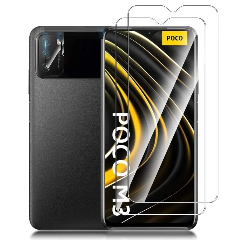 Tempered Glass for Xiaomi Poco M3 Screen Protector film Protective glass on Xiaomi Poco M3 Protection glass