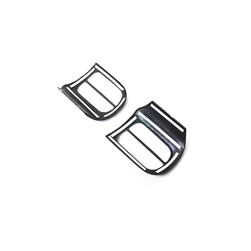 For Citroen C5 Aircross 2018-2021 2022 ABS Carbon fiber Car Steering wheel Button frame Cover Trim Car Accessories styling 2PCS