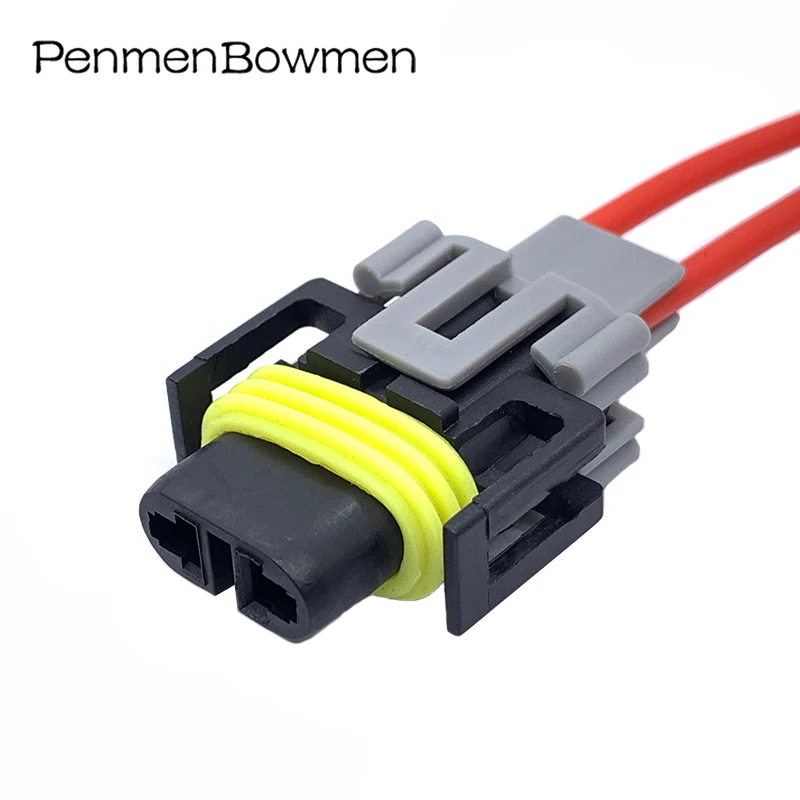 1 Set 2Pin 12124819 Auto Sealed Waterproof Electrical Cable Connectors Wire Harness Fog Lamp Light Socket H11 H8 H9 Xenon Plug