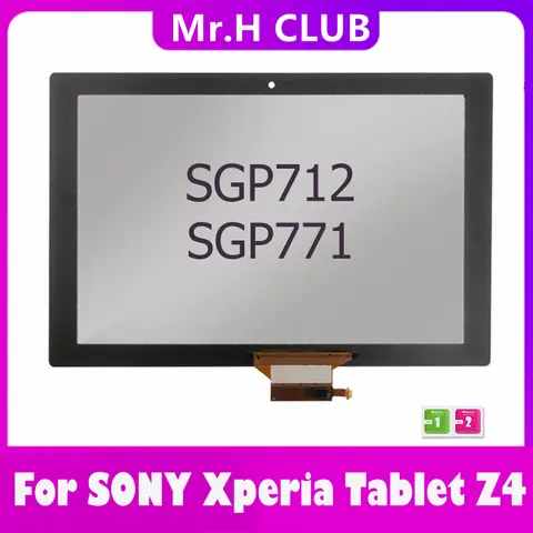Touch For Sony Xperia Tablet Z4 SGP771 SGP712 Touch Screen Digitizer Panel Front Glass Replacement Repair For Sony Tablet Z4