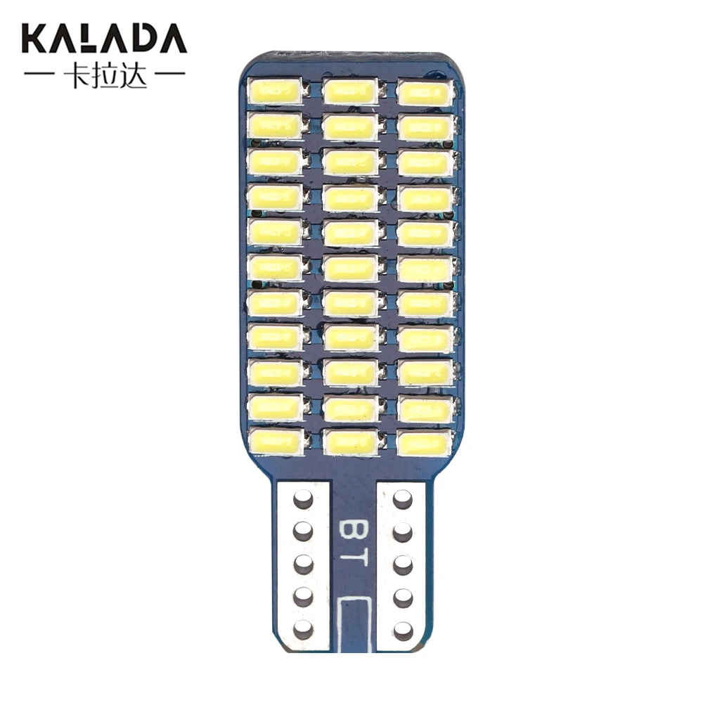 

CanBus Error Free T10 W5W Car Led Warm White IceBlue Color Width Lamp License Plate Light Bulbs Auto Door Lamps For Car 12V