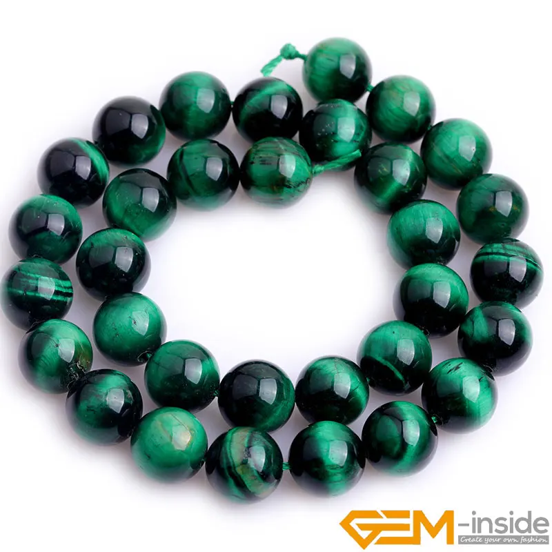 Green Tiger Eye Round Loose Space Beads For Jewelry Making Strand 15 inch DIY Jewelry Bead For Bracelet For Women Gift 6 8 10mm