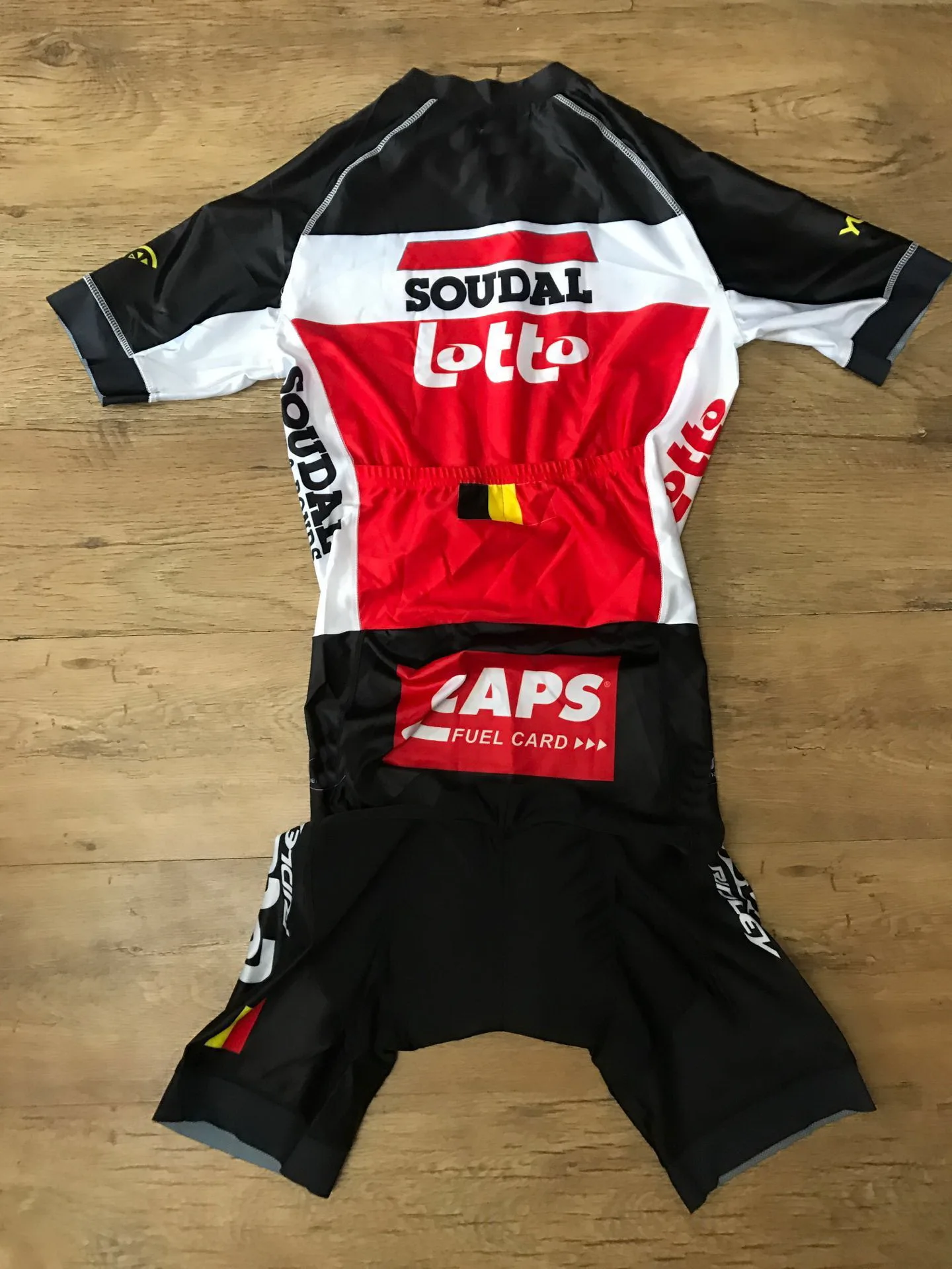 MEN'S CYCLING WEAR CYCLING JERSEY BODY SUIT SKINSUIT WITH POWER BAND 2021 LOTTO SOUDAL  TEAM 20D GEL PAD SIZE XS-4XL