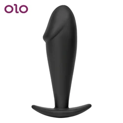 OLO  Prostate Massage Portable Sex Toys For Women Men Gay Vagina Stimulate G-Spot Silicone Anal Plug Butt Plug