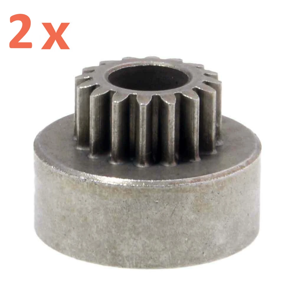 2 Stuks 02107 16T 16-21T 02023 Koppeling Bell Gear Voor 1/10 Of 14T Voor 1/8 Nitro Motor Rc Monster Truck Auto Onderdelen 94188/94108