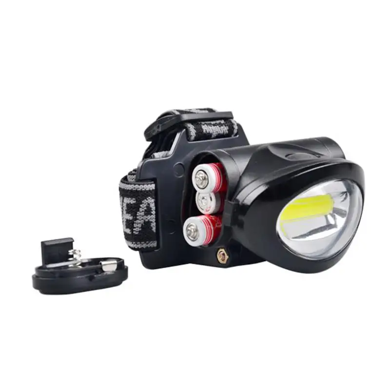 TMWT Indoor Lighting Reading Working 300LM Camping Flashlight Head Torch Lamp AAA Battery LED COB Headlamp