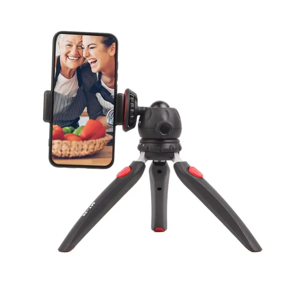 Оригинальный настольный штатив для Jmary MT-35, удобный телескопический мини-штатив с мобильным электронным зажимом для мобильных/зеркальных/цифровых камер