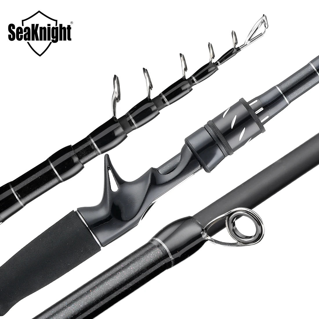 SeaKnight Sange II 2.1M 2.4M Carbon Rod Telescopic Lure Fishing Rod Casting Spinning Rod Travel Rod 7-25g 10-30g Fishing M MH