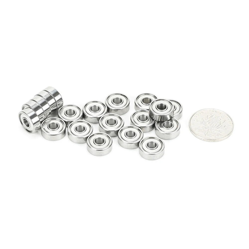 Roulements à billes en acier inoxydable S605ZZ, 5x14x5mm, 5 pièces, ABEC-7 440C, S605Z S605 Z ZZ R-1450HH