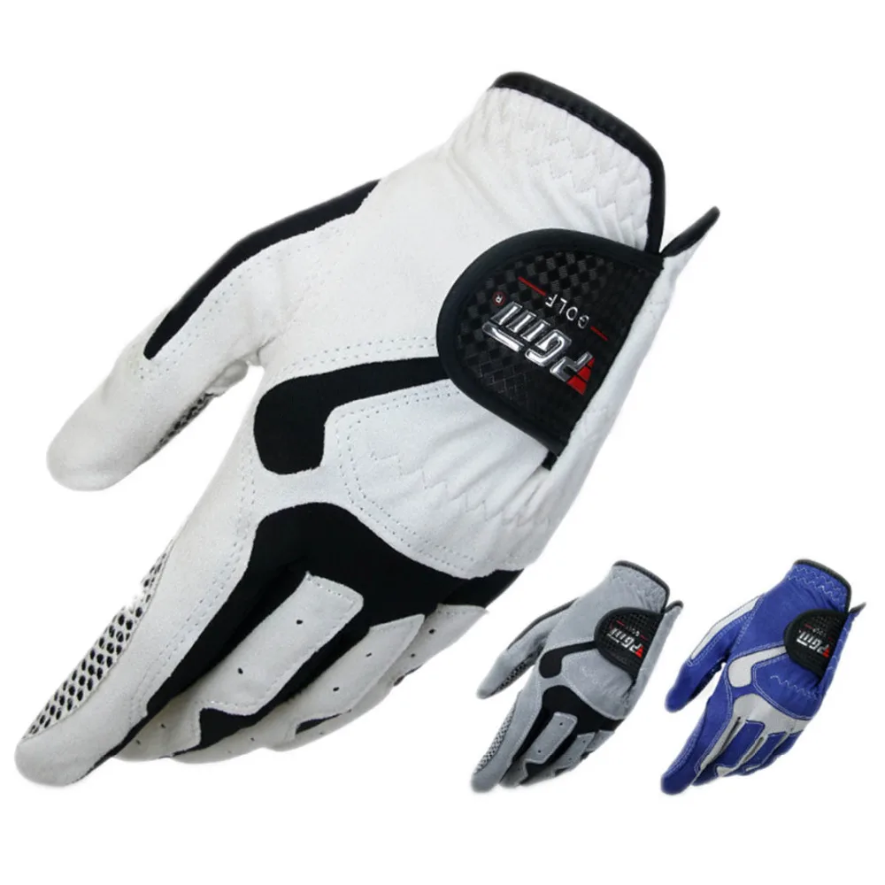 

New 1pc PGM Men's Micro Fiber Soft Golf Gloves Left Hand Particles Breathable Sports Grip Anti-skidding Mittens ST017