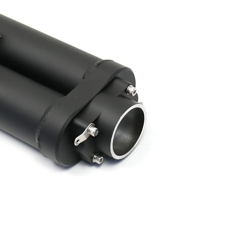 Motorcycle Twin Holes Exhaust Muffler Universal Pipe for yzf R1 2004 2005 2006 2007 2008 2009 2010 2011-2014