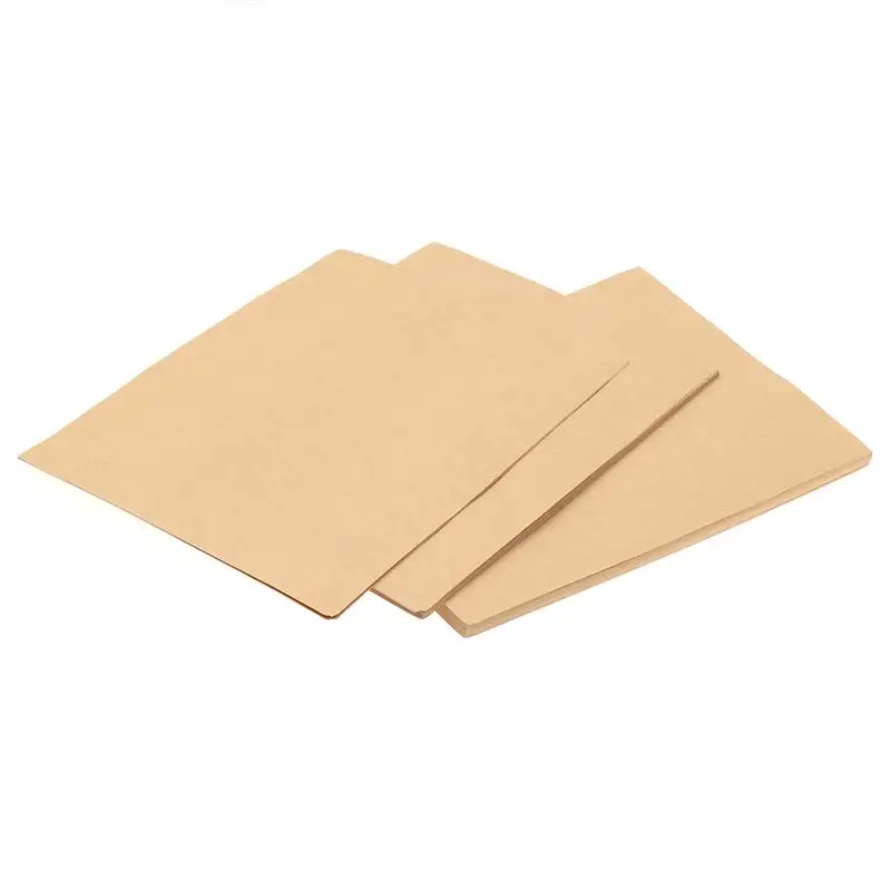 100 hojas A4 Vintage papel Kraft en blanco papeles de escritura Retro A5 forrado papelería juegos de letras de papel