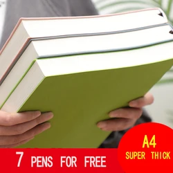 A4 Creative Notebook Super Thick Large Thick Soft Leather Diary Business Work Book