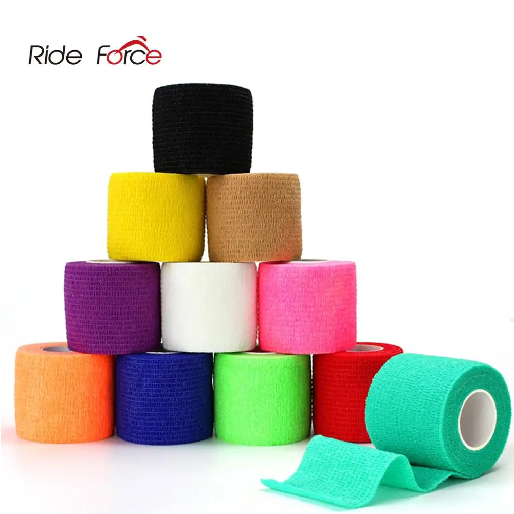 

5CM*450CM Self Adhesive Elastic Bandage Non-woven Fabric Tape Protective Gear Knee Elbow Support Injury Pad