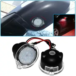 For Ford Edge Fusion Flex Explorer Mondeo Taurus F150 Expedition Accessories 2Pcs Car Styling LED Under Side Mirror Puddle Light