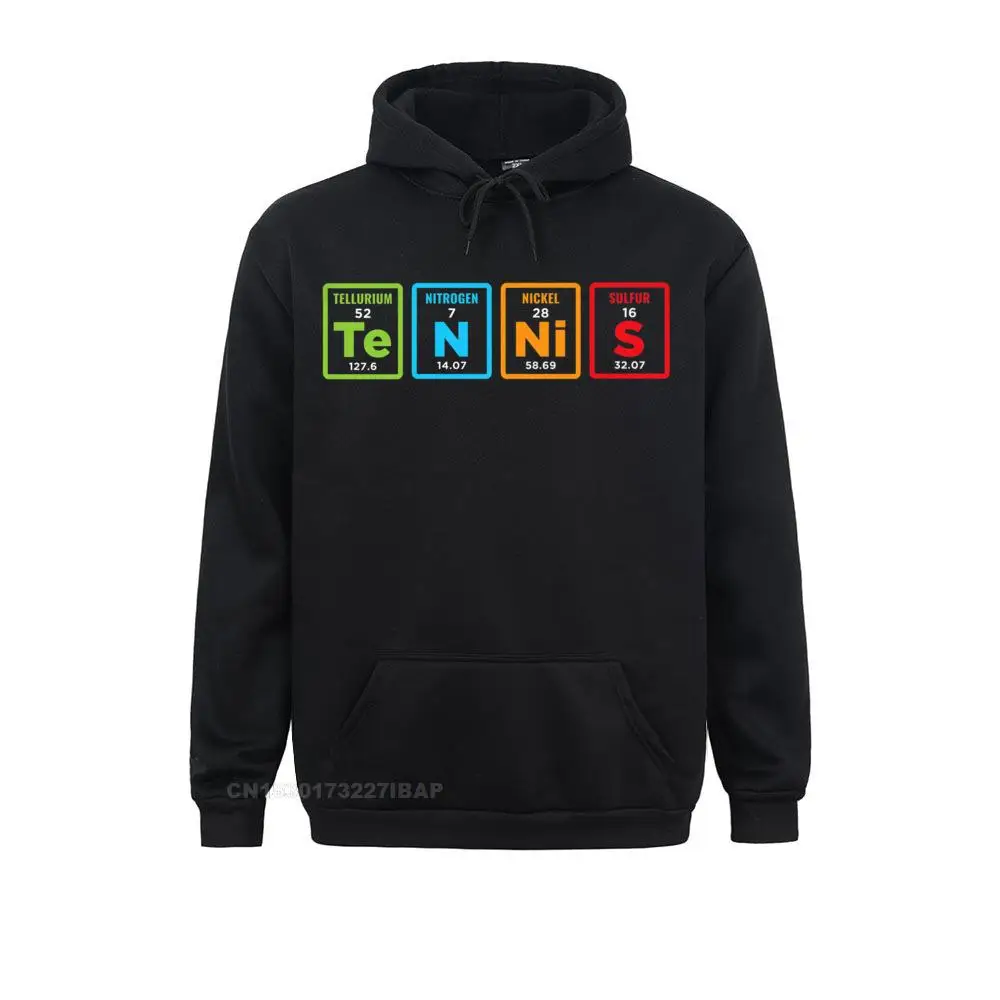 Periodic Table Tennis Player Funny Gift Premium Hoodie Sweatshirts Prevailing Hoodies Personalized Sportswears for Men Autumn