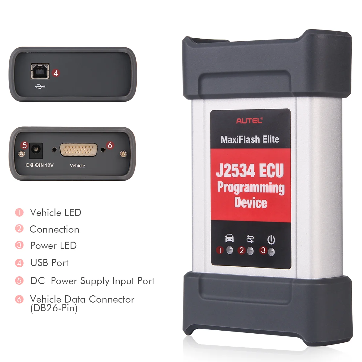 Autel MaxiFlash Elite J2534 ECU Programming Tool Accessory For Autel MS908P MK908 MaxiSys Elite Original