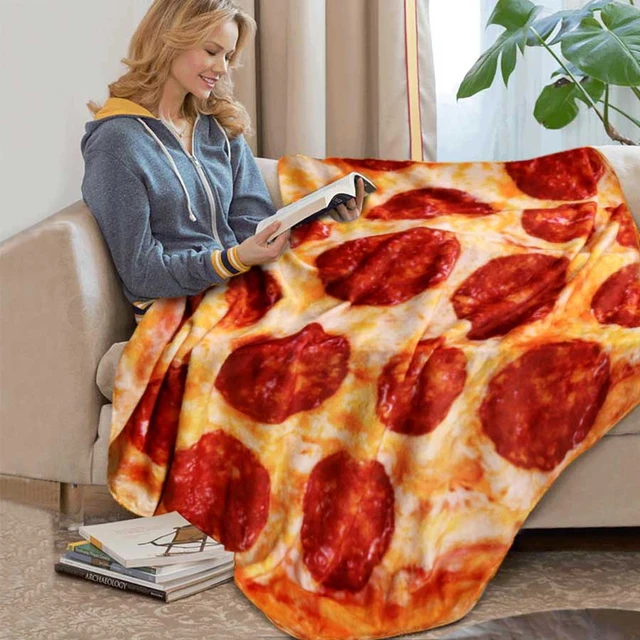 WOSTAR Warm coral fleece tortilla pizza blanket mexican round lavash wool sofa plaid winter fluffy plush large throw blankets AliExpress