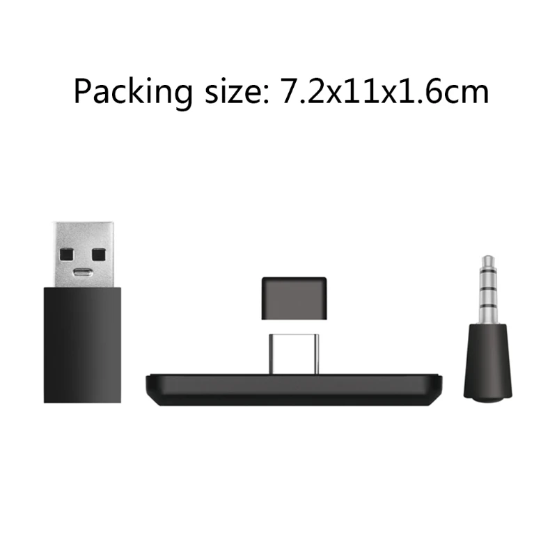 Adaptador inalámbrico Bluetooth, transmisor USB, receptor de auriculares de frecuencia de voz con enchufe de micrófono de 3,5mm para Nintendo Switch, oferta