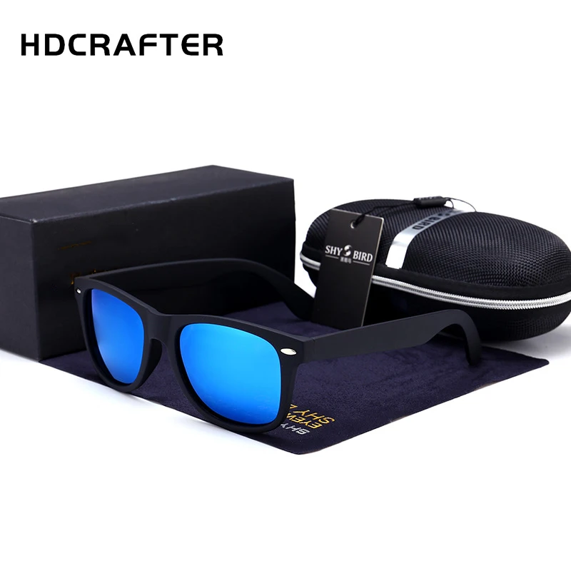 

HDCRAFTER Retro Sunglasses Women Men Polarized Sunglasses Driving Luxury Brand Design Elegant Female Square Oculos 2140