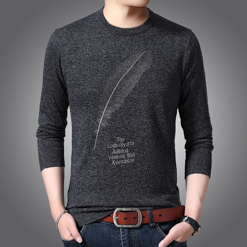 2023 New Fashion Brand Sweater For Mens Pullover O-Neck Slim Fit Jumpers Knitwear Warm Winter Korean Style Casual Mens Clothes