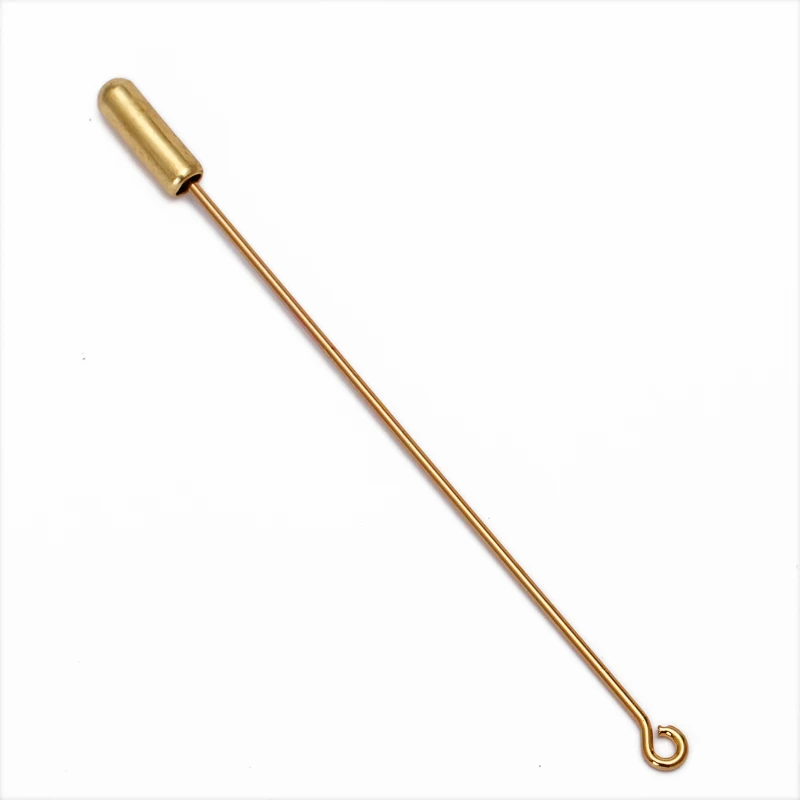 20 sztuk 50/70mm długość metalowe igły broszka kapelusz Pin baza z korkiem dla DIY Cannetille krawiectwo biżuteria ustalenia dostaw — zdjęcie 4