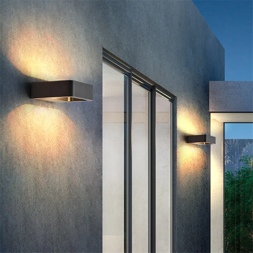 

LED Wall Light Outdoor Waterproof Porch Light Garden Lamp Modern Indoor Wall Lamps Living Room Corridor Patio Lighting NR-113