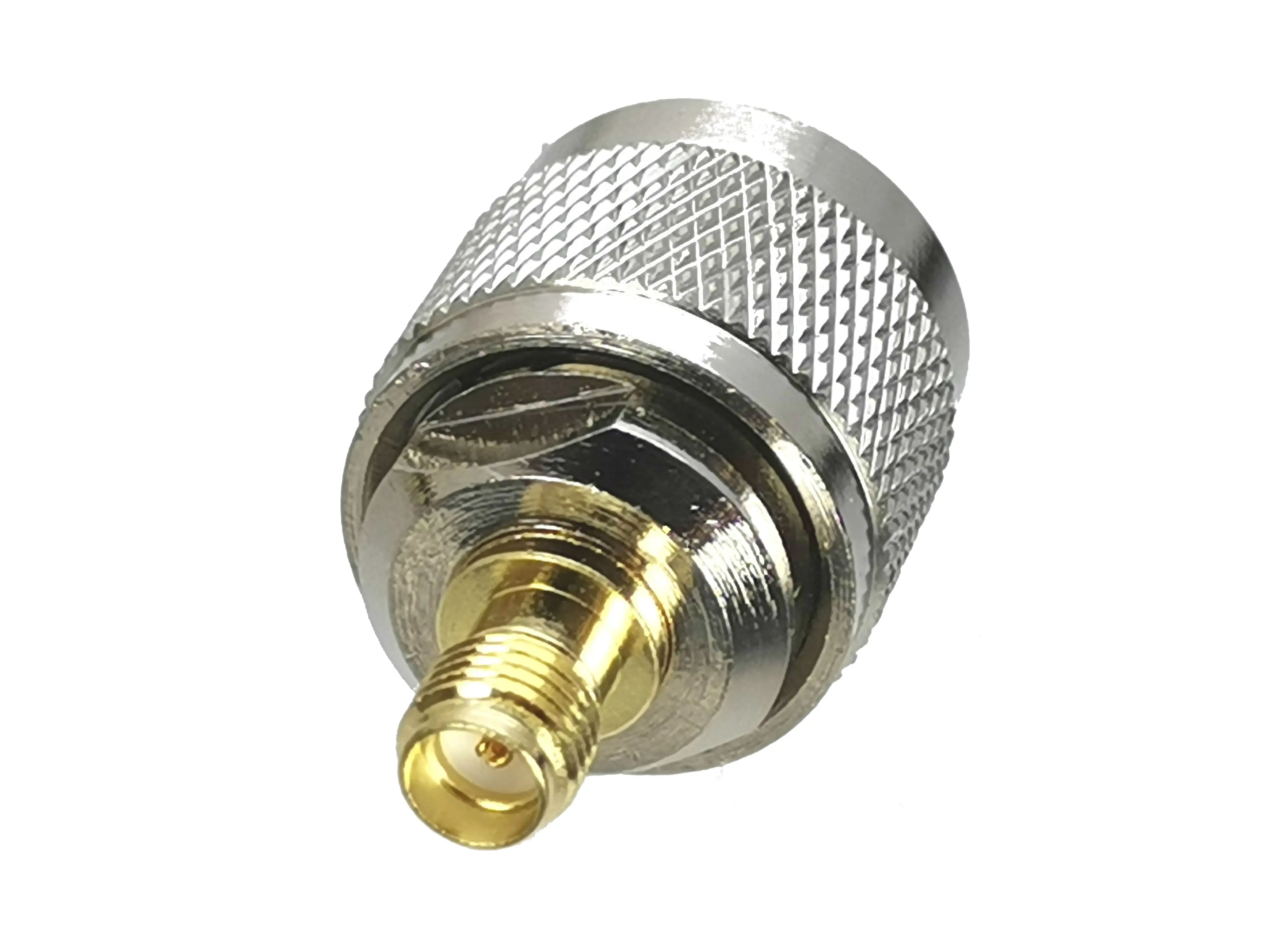 1pcs UHF Male PL259 PL-259 Plug to SMA Female Jack RF Coaxial Adapter Connector Wire Terminals Straight Brass