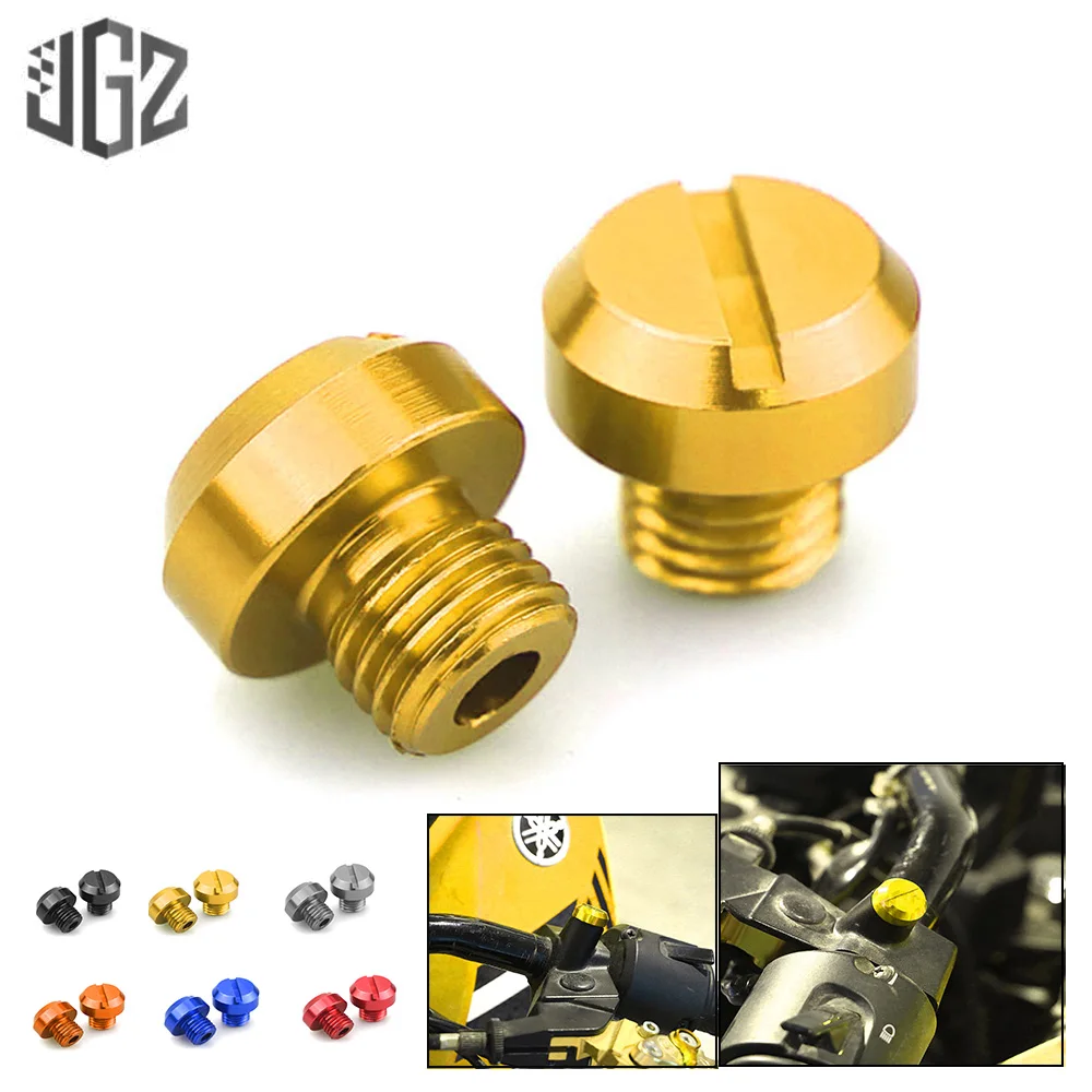 

M10*1.25 Motorcycle Mirror Hole Plug Screws Bolts Cover Caps For Yamaha MT09 MT07 MT125 MT10 FZ07 FZ09 MT03 FZ1 FZ8 Accessories