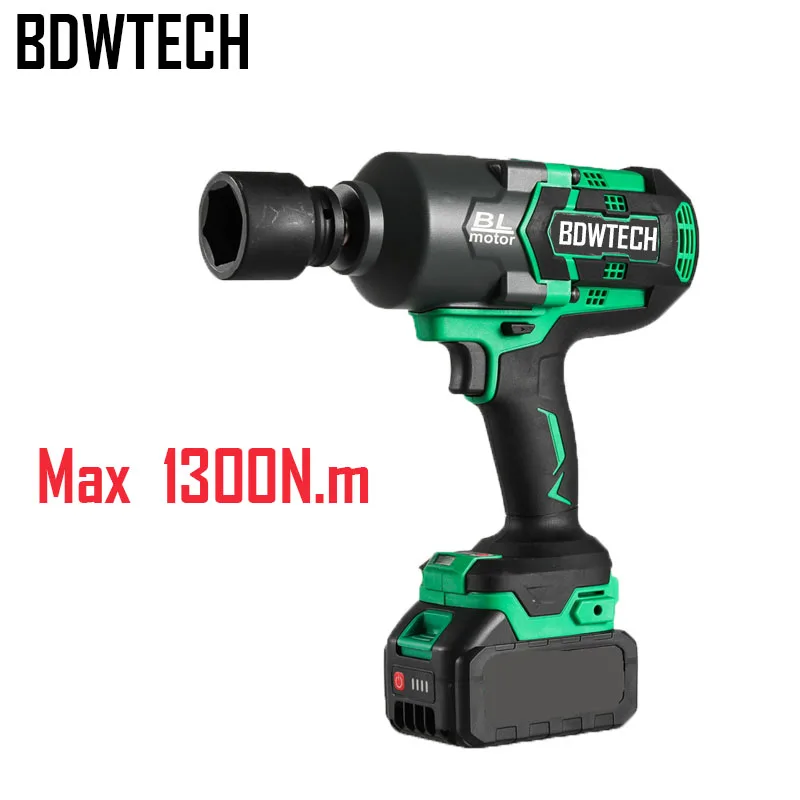 1300N.m Torque 20V Cordless Battery Impact Wrench XWT08Z  Brushless Cordless 1/2 Inch Square Drive  Fit Makita Battery