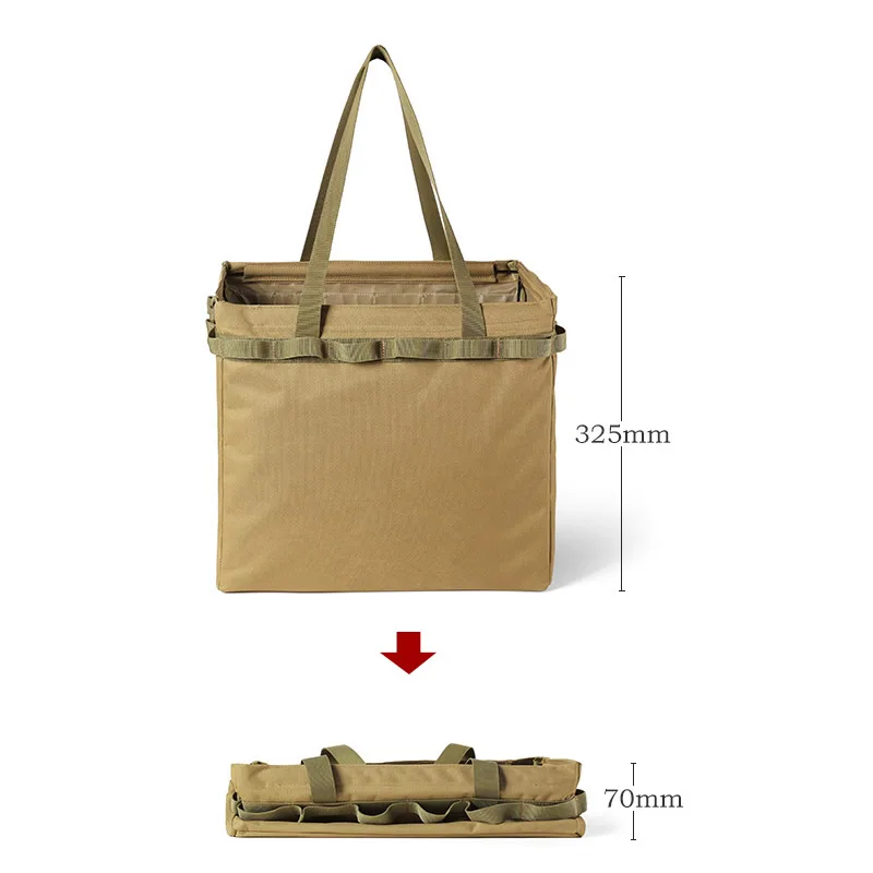 Outdoor Camping Travel Tools Storage Bag Large Capacity Handbag Portable Folding Shopping Bags Organizer Firewood Package 장작가방