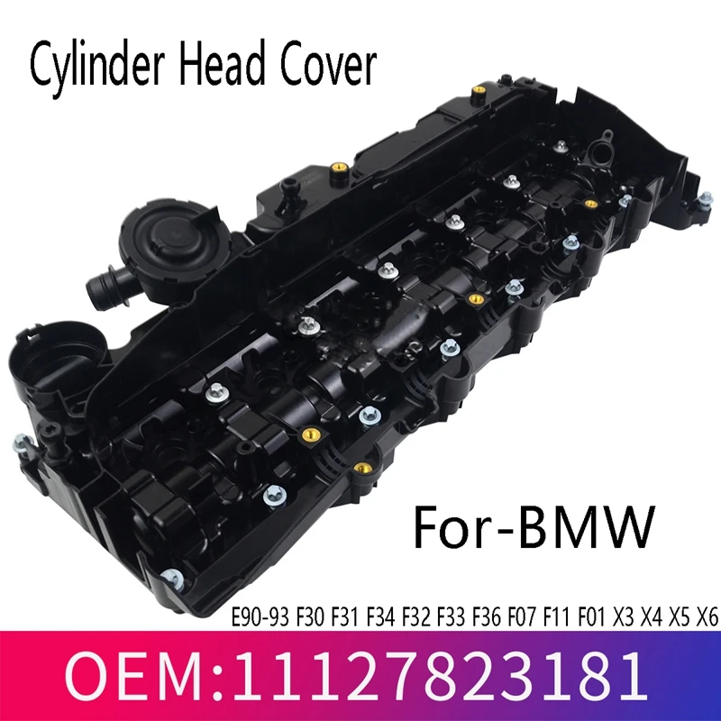 AP03 Engine Valve Cover Cylinder Head Cover 11127823181 for-BMW E90-93 F30 F31 F34 F32 F33 F36 F07 F11 F01 X3 X4 X5 X6