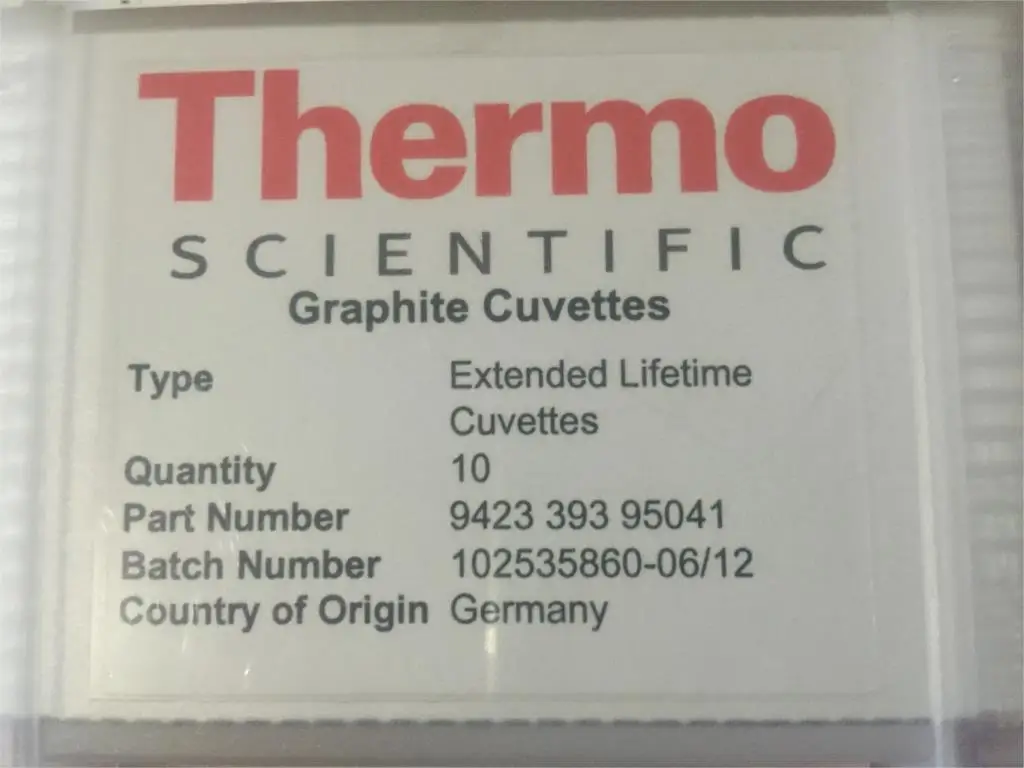 

FOR 1PCS 942339395041 THERMO Graphite Tube Original Authentic Long Life Graphite Tube Thermoelectric Graphite Tube