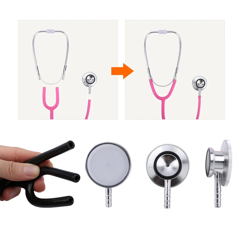 Professional Stethoscope Aid Dual Headed Stethoscope Portable Medical For Doctor Auscultation Device Equipment Tools Dropship